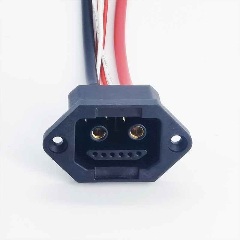 6+2品字頭插頭線 6+2電動(dòng)車換電柜專用線